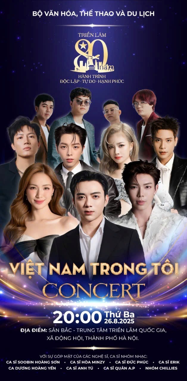 Nhận vé Concert “Việt Nam trong tôi” miễn phí ở đâu?