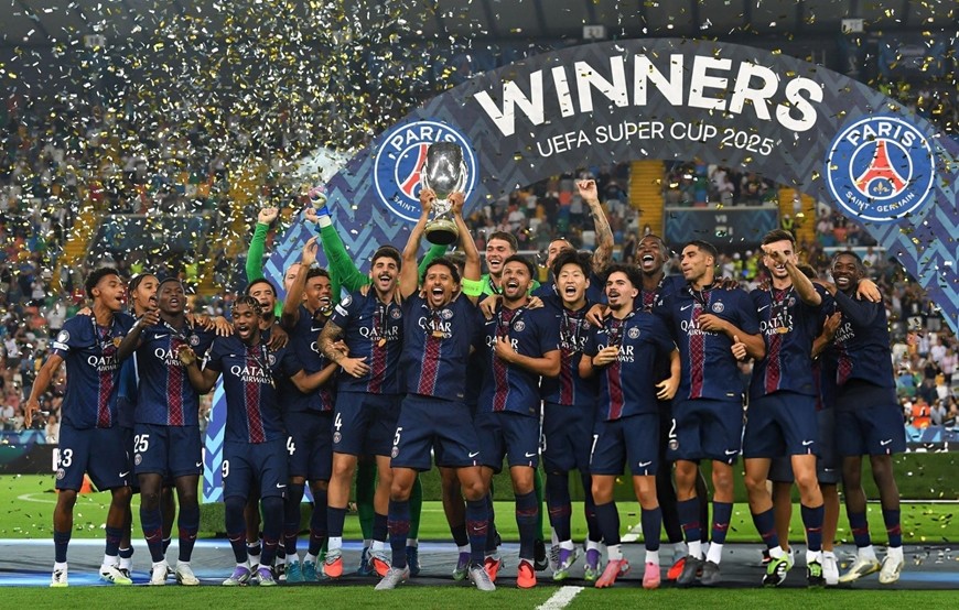 PSG lội ngược dòng kinh điển, lần đầu vô địch Siêu cúp châu Âu PSG lội ngược dòng kinh điển, lần đầu vô địch Siêu cúp châu Âu