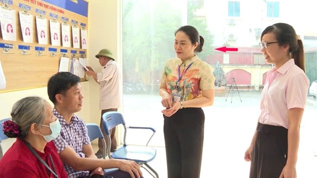 Xã Hoài Đức tiếp nhận hơn 2.000 bộ hồ sơ sau hơn 1 tháng vận hành bộ máy mới