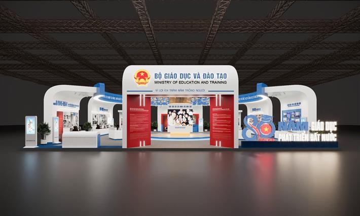 Tổ chức triển lãm 80 năm Giáo dục và Đào tạo phát triển đất nước