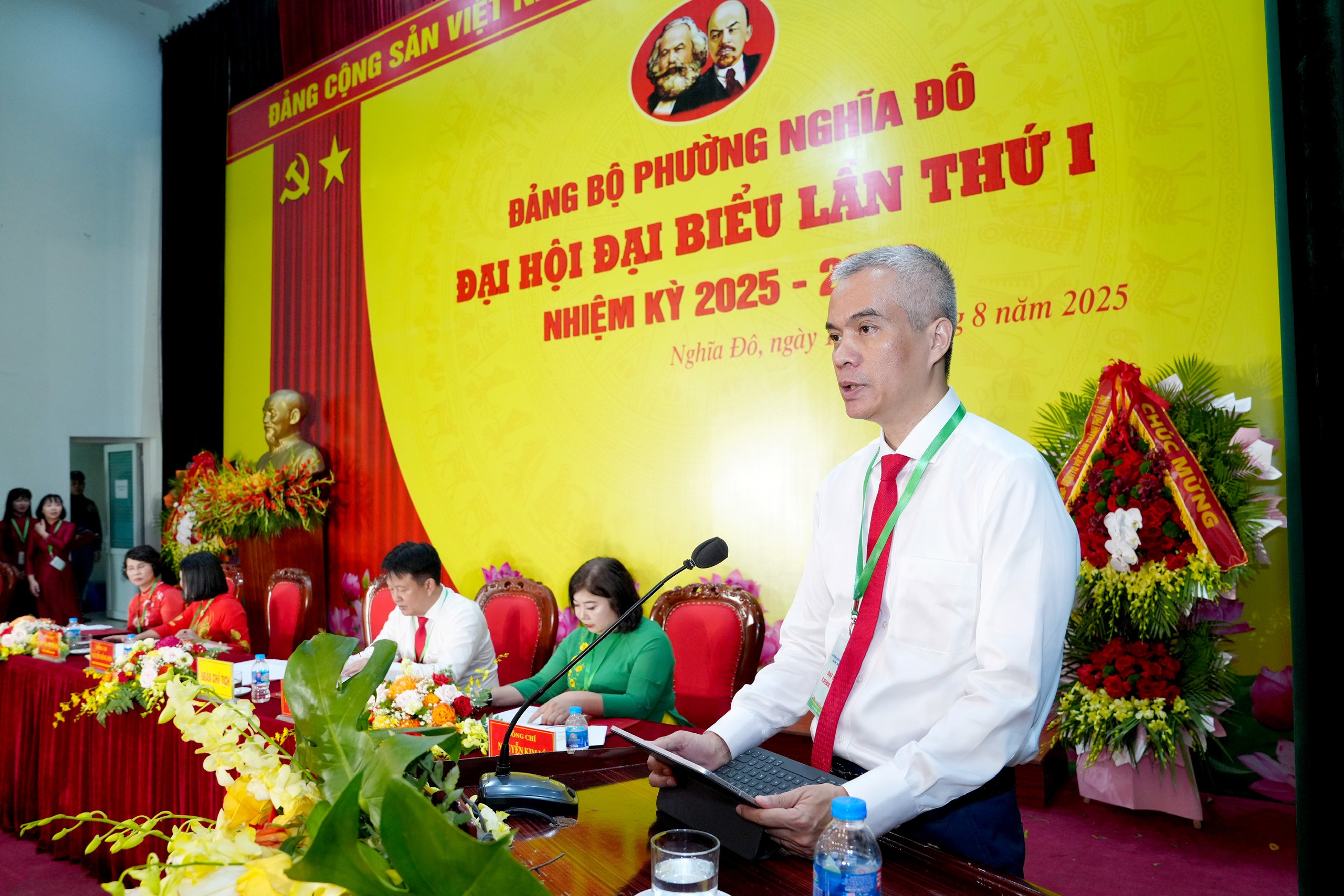 Đại hội Đảng bộ phường Nghĩa Đô lần thứ I: Xây dựng phường thành nơi đáng sống