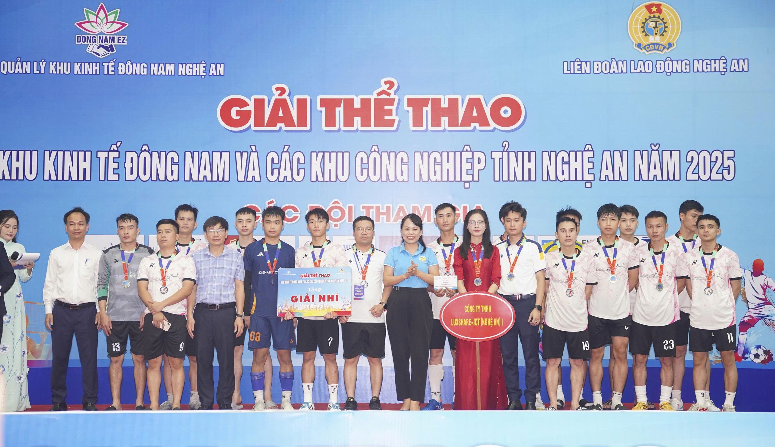 Mãn nhãn, ấn tượng Giải thể thao Khu kinh tế Đông Nam Nghệ An năm 2025 Mãn nhãn, ấn tượng Giải thể thao Khu kinh tế Đông Nam Nghệ An năm 2025