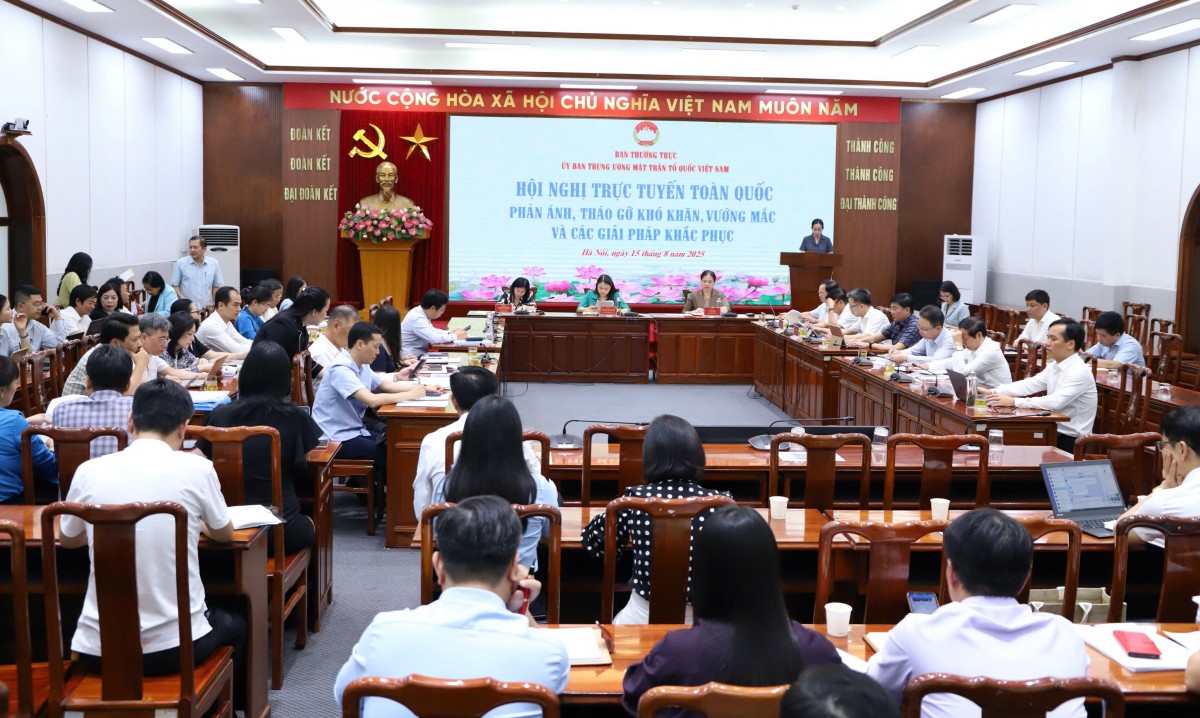 Ủy ban Trung ương MTTQ Việt Nam gỡ vướng để bộ máy MTTQ vận hành thông suốt, hiệu quả