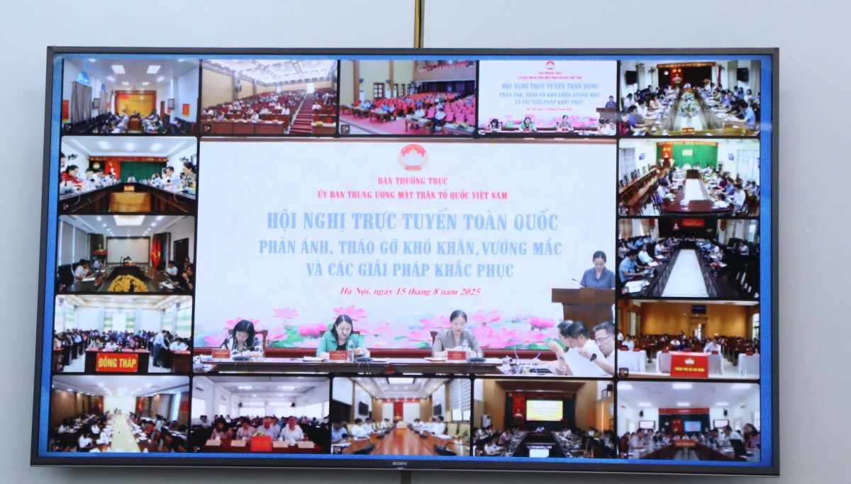 Ủy ban Trung ương MTTQ Việt Nam gỡ vướng để bộ máy MTTQ vận hành thông suốt, hiệu quả