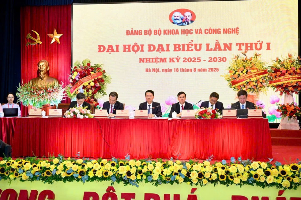 Đại hội Đảng bộ Bộ Khoa học và Công nghệ: Khẳng định sứ mệnh tiên phong, sáng tạo và đột phá