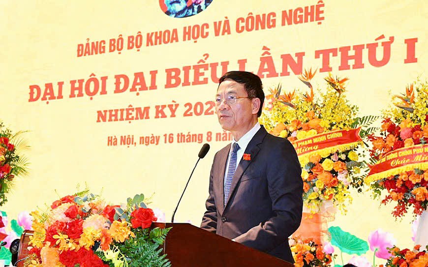 Đại hội Đảng bộ Bộ Khoa học và Công nghệ: Khẳng định sứ mệnh tiên phong, sáng tạo và đột phá