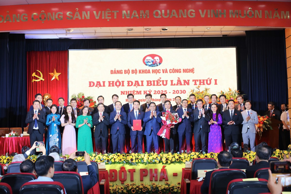 Đại hội Đảng bộ Bộ Khoa học và Công nghệ: Khẳng định sứ mệnh tiên phong, sáng tạo và đột phá