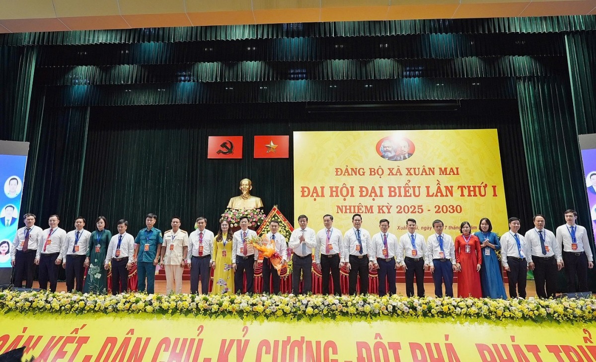 Đại hội đại biểu Đảng bộ xã Xuân Mai lần thứ I diễn ra thành công tốt đẹp