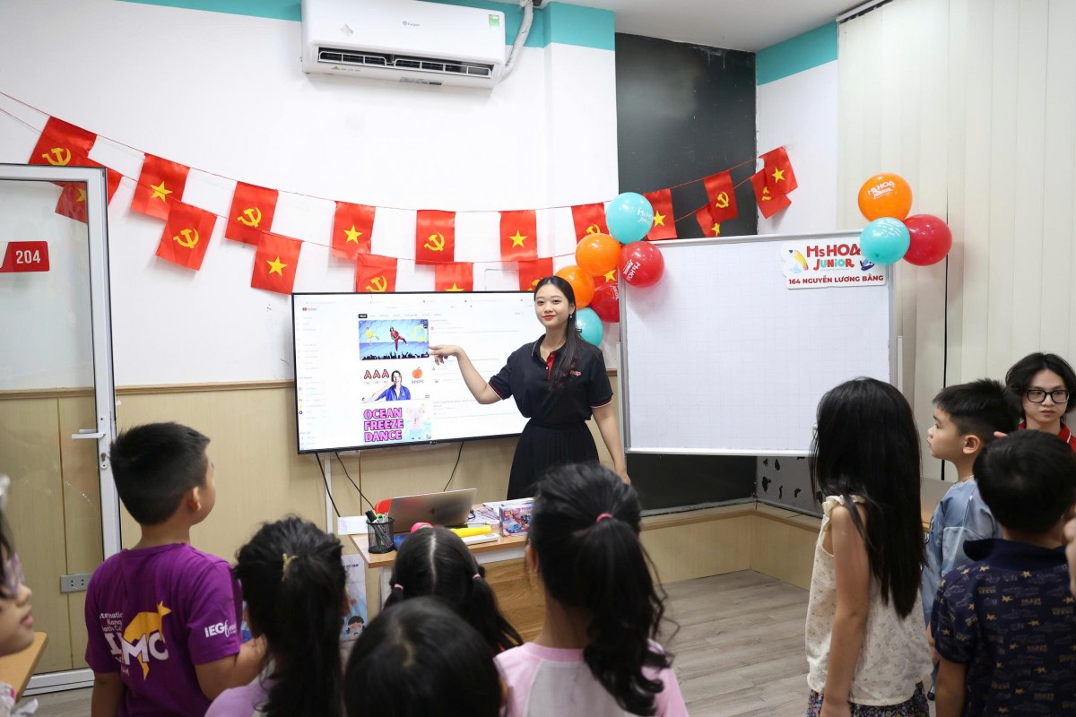 Sân chơi tiếng Anh miễn phí cho thiếu nhi phường Đống Đa