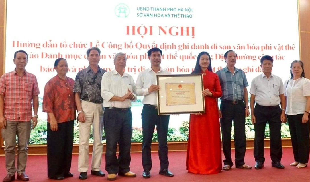 Hà Nội: Thêm 9 di sản văn hóa phi vật thể được ghi danh cấp quốc gia