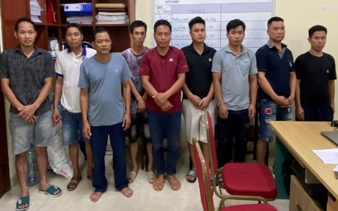 Bắt giữ 9 đối tượng đánh 