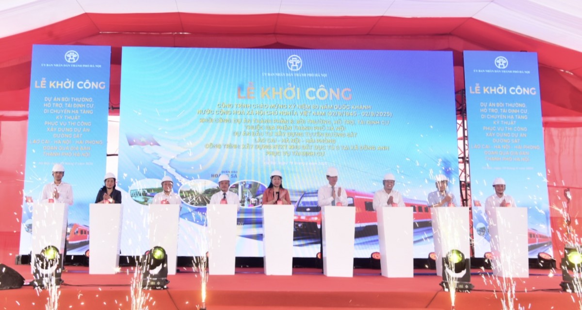 Hà Nội khởi công dự tái định cư tại xã Đông Anh