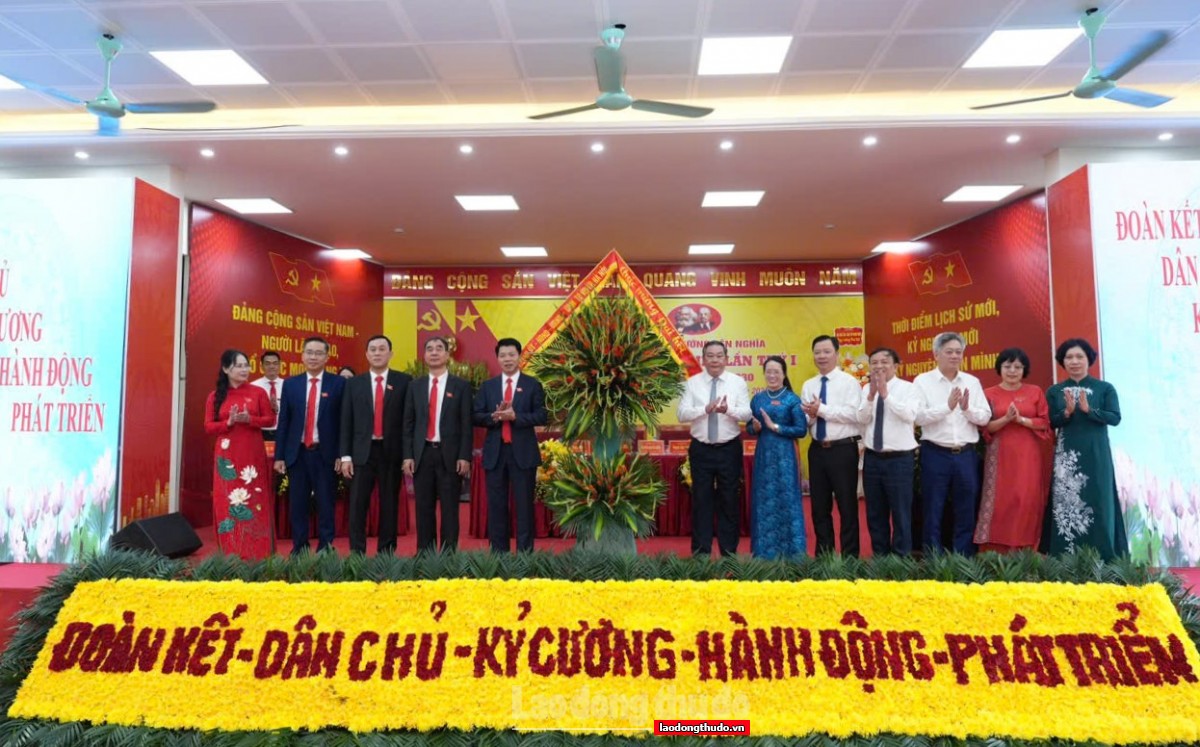 Phường Yên Nghĩa tổ chức thành công Đại hội Đảng bộ lần thứ I, nhiệm kỳ 2025 - 2030