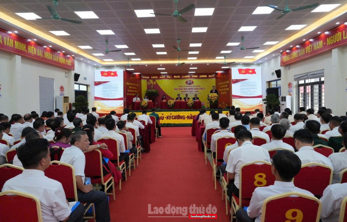 Phường Yên Nghĩa tổ chức thành công Đại hội Đảng bộ lần thứ I, nhiệm kỳ 2025 - 2030