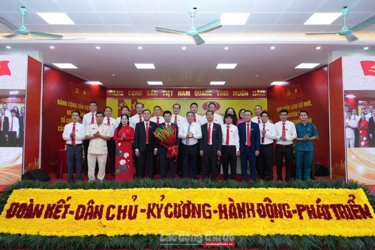 Phường Yên Nghĩa tổ chức thành công Đại hội Đảng bộ lần thứ I, nhiệm kỳ 2025 - 2030