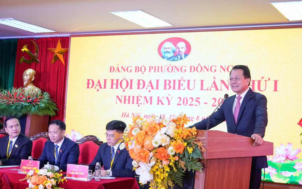 Đại hội Đảng bộ phường Đông Ngạc: Khai mở chặng đường phát triển mới với nhiều đột phá Đại hội Đảng bộ phường Đông Ngạc: Khai mở chặng đường phát triển mới với nhiều đột phá