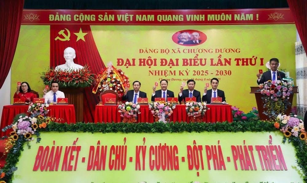 Xã Chương Dương khởi đầu nhiệm kỳ mới với khát vọng kiến tạo quê hương giàu đẹp