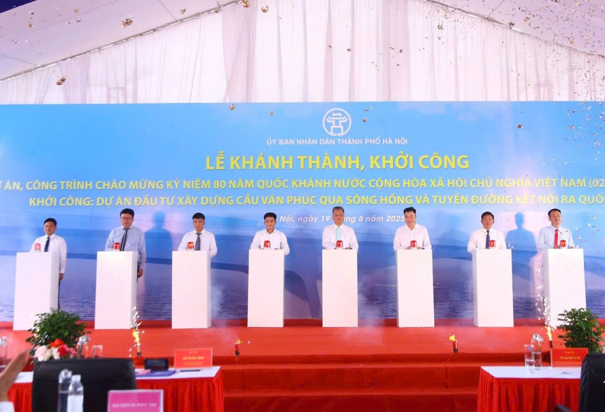 Khởi công Dự án đầu tư xây dựng cầu Vân Phúc và tuyến đường nối quốc lộ 32