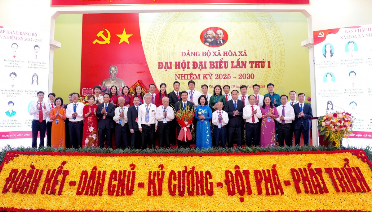 Đại hội đại biểu Đảng bộ xã Hòa Xá: Quyết tâm xây dựng xã “xanh, thông minh, hội nhập và phát triển”