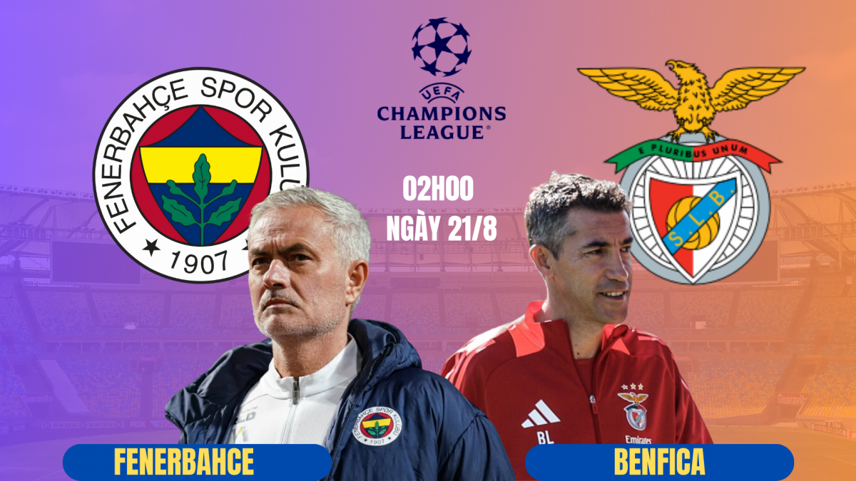 Fenerbahce vs Benfica - Cuộc đấu trí của những người Bồ Đào Nha