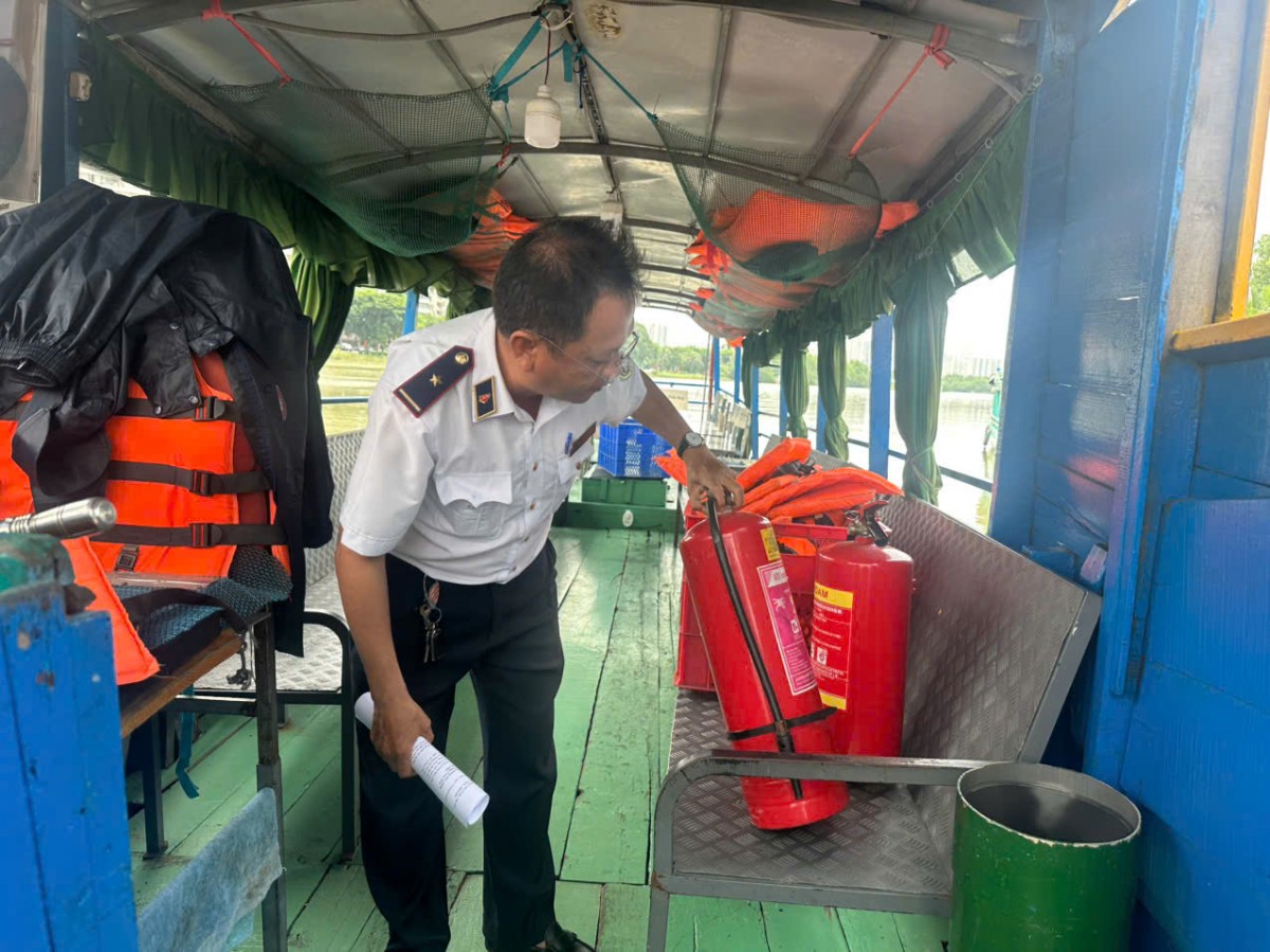 Đảm bảo an toàn giao thông đường thuỷ dịp Lễ Quốc khánh 2/9 tại TP.HCM