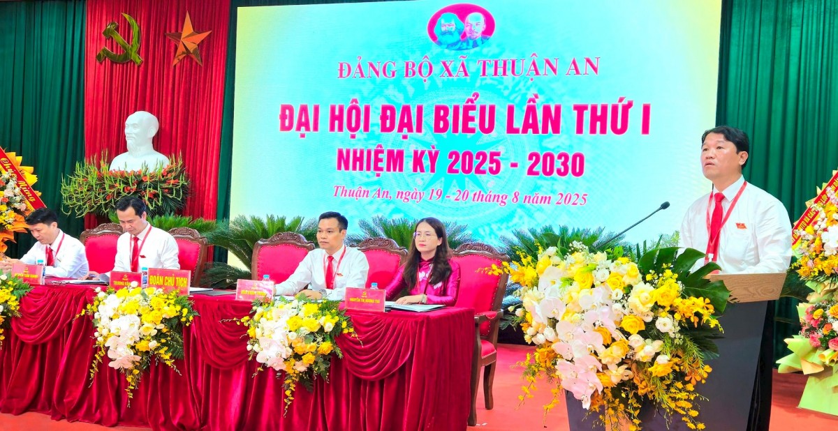 Đoàn kết, chung sức, xây dựng xã Thuận An giàu đẹp, dân chủ, văn minh