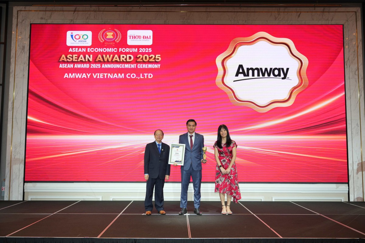 Amway Việt Nam: Khẳng định uy tín và vị thế dẫn đầu trong top 5 doanh nghiệp tiêu biểu ASEAN