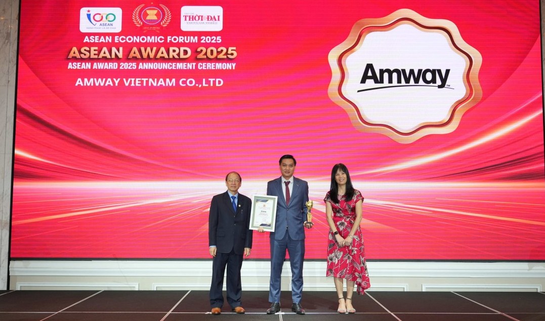 Amway Việt Nam: Khẳng định uy tín và vị thế dẫn đầu trong top 5 doanh nghiệp tiêu biểu ASEAN