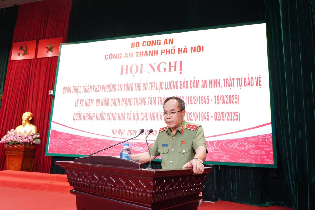 Công an Hà Nội chủ động các phương án đảm bảo an ninh, an toàn Lễ kỷ niệm 80 năm Quốc khánh