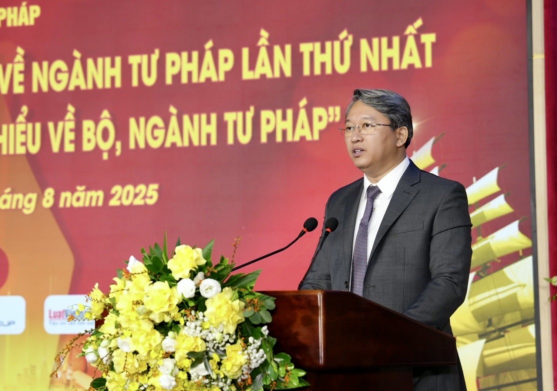 Trao Giải Báo chí toàn quốc về ngành Tư pháp và cuộc thi trực tuyến “Tìm hiểu về Bộ, ngành Tư pháp”