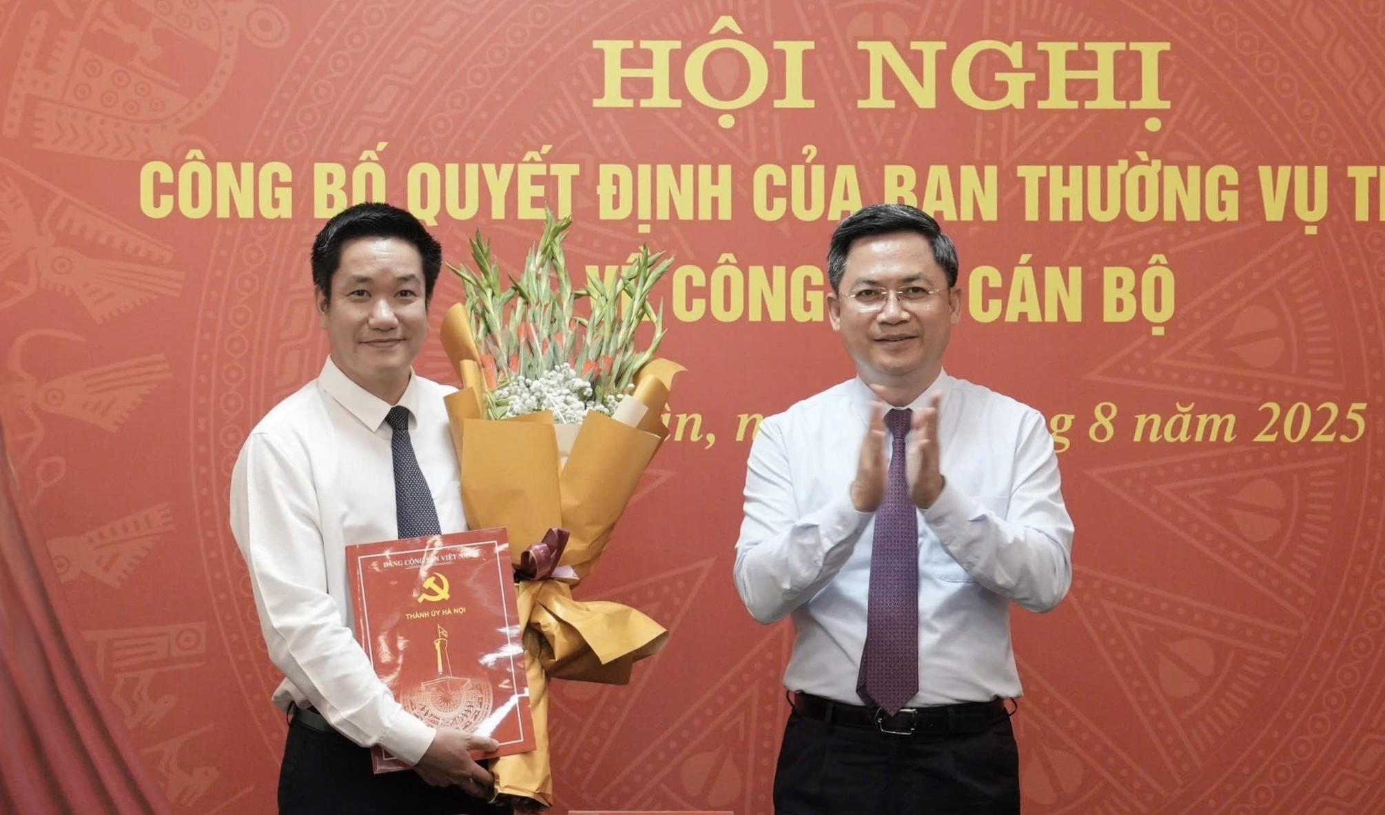 Đồng chí Nguyễn Huy Cường giữ chức Bí thư Đảng ủy phường Thanh Xuân