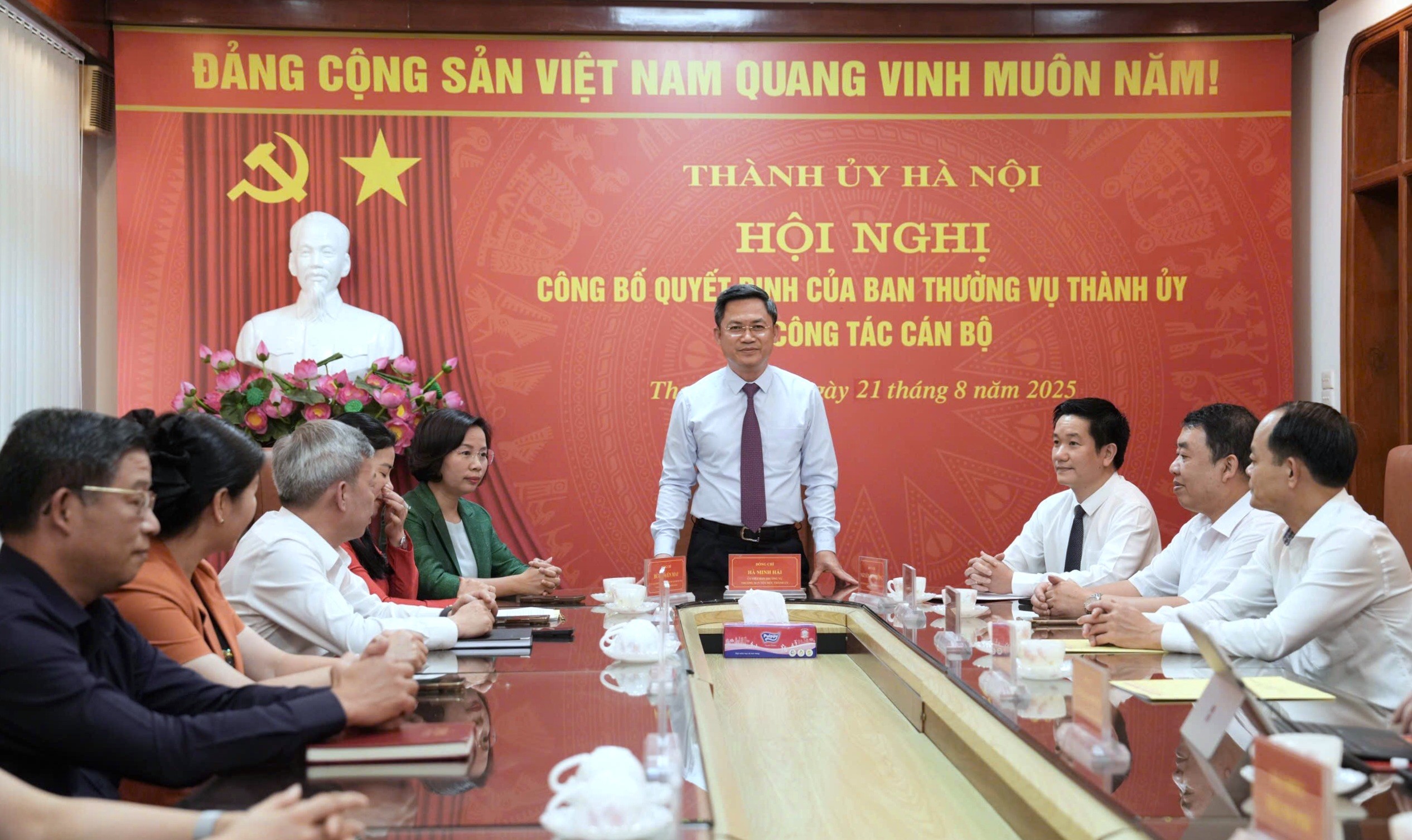 Đồng chí Nguyễn Huy Cường giữ chức Bí thư Đảng ủy phường Thanh Xuân