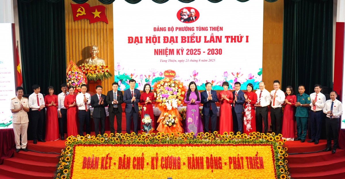 Tạo nền tảng để phường Tùng Thiện đánh thức tiềm năng phát triển