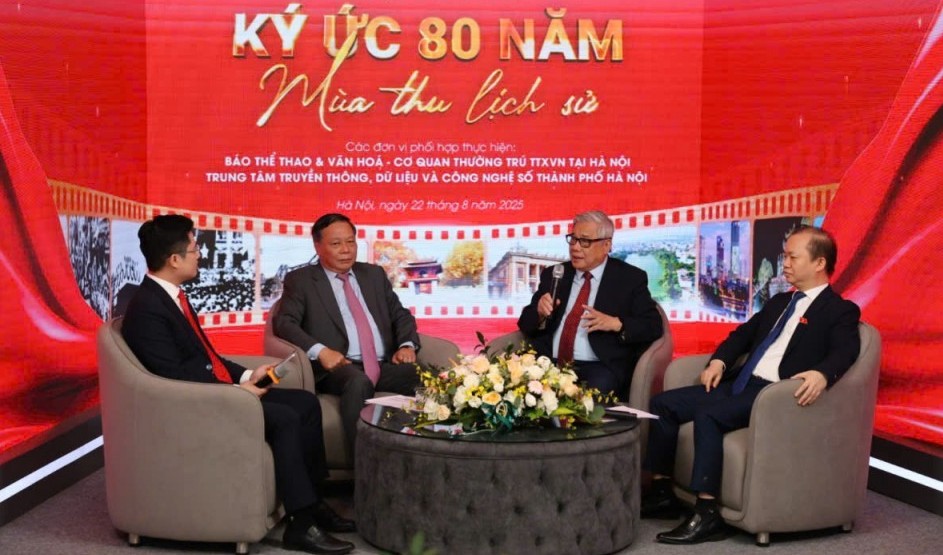 Tọa đàm "Ký ức 80 năm - Mùa thu lịch sử": Lan tỏa niềm tự hào và tình yêu Hà Nội