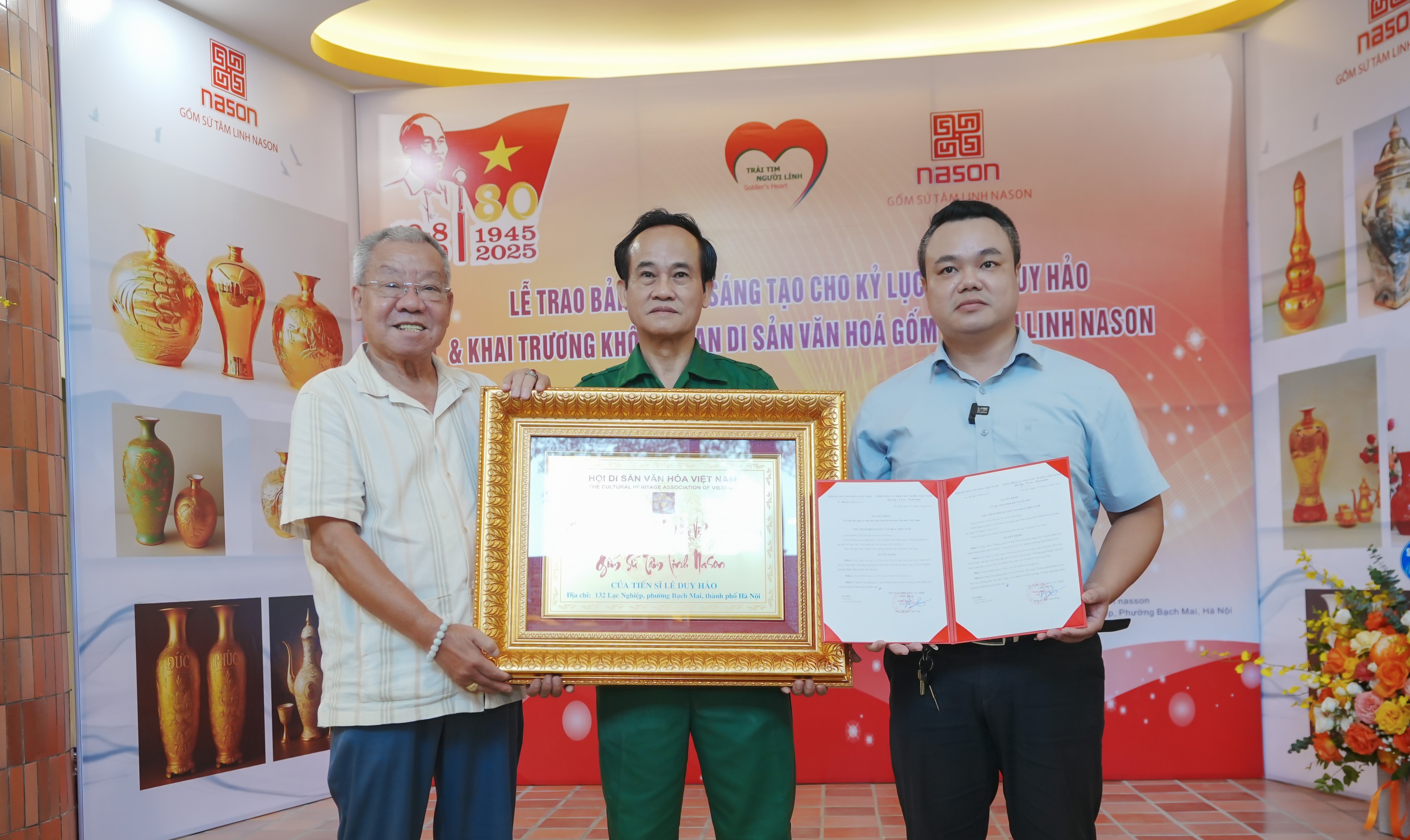 Ra mắt không gian văn hóa di sản gốm sứ tâm linh NASON