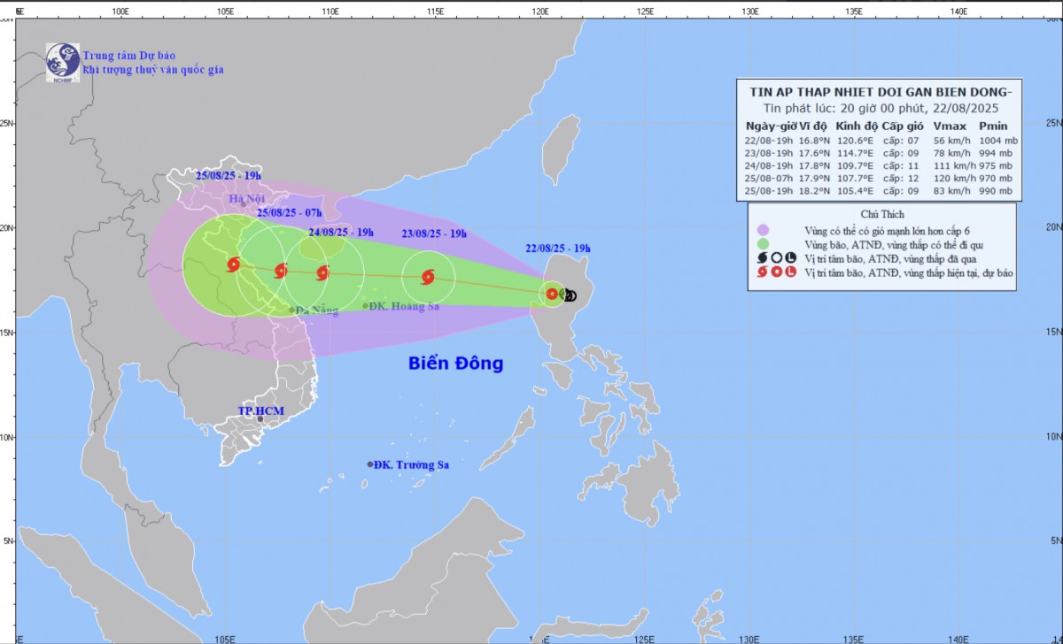 Thủ tướng chỉ đạo động ứng phó áp thấp nhiệt đới có khả năng mạnh lên thành bão