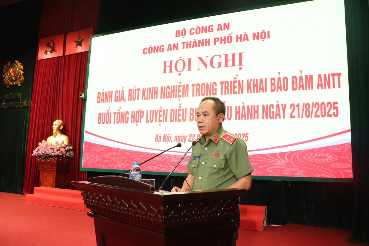 Hà Nội: Hơn 10.000 cán bộ, chiến sĩ trực tiếp tham gia bảo đảm an ninh trật tự tổng hợp luyện diễu binh