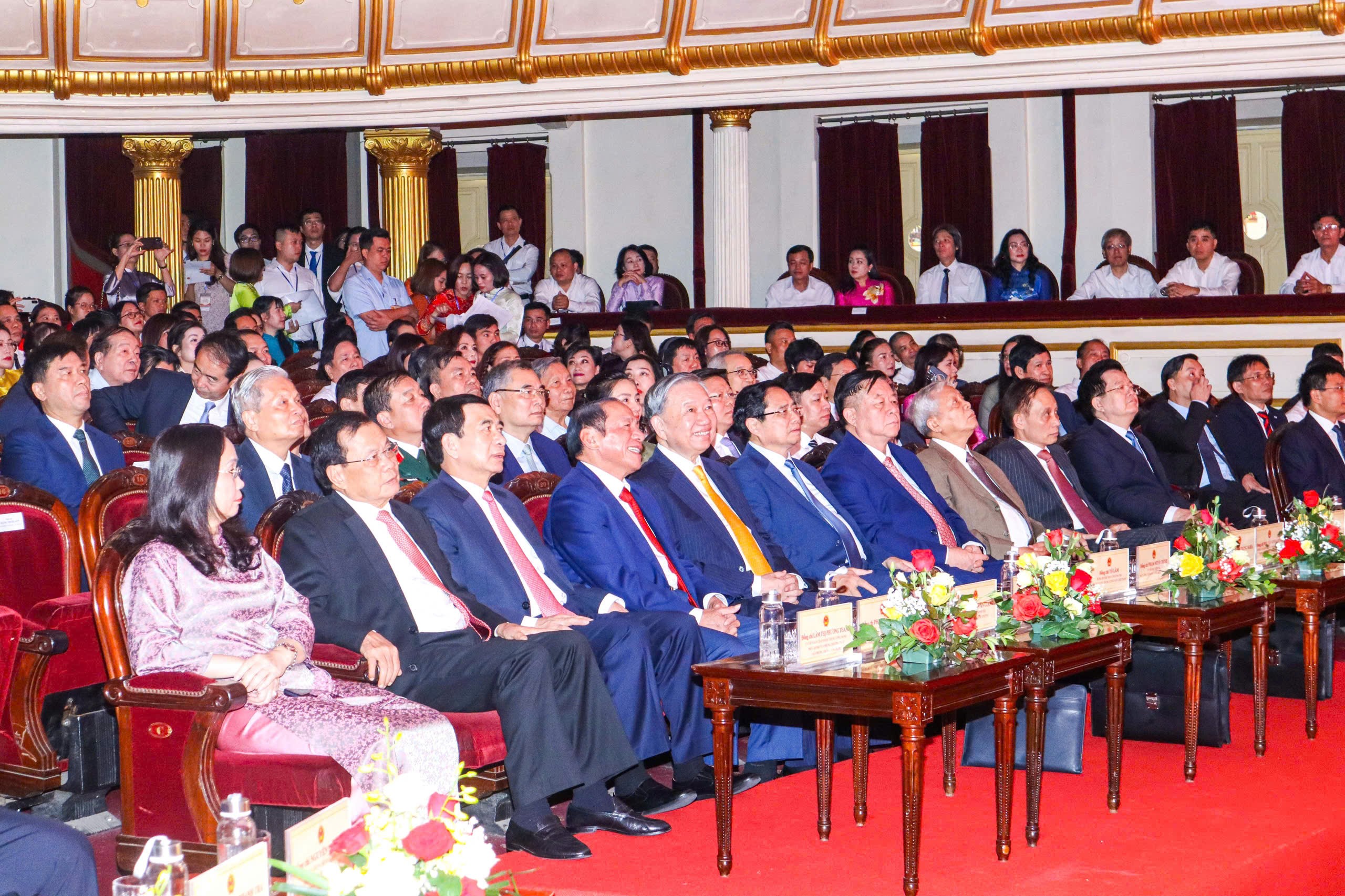 Tổng Bí thư Tô Lâm, Thủ tướng Phạm Minh Chính dự Lễ kỷ niệm 80 năm Ngày truyền thống Ngành Văn hóa