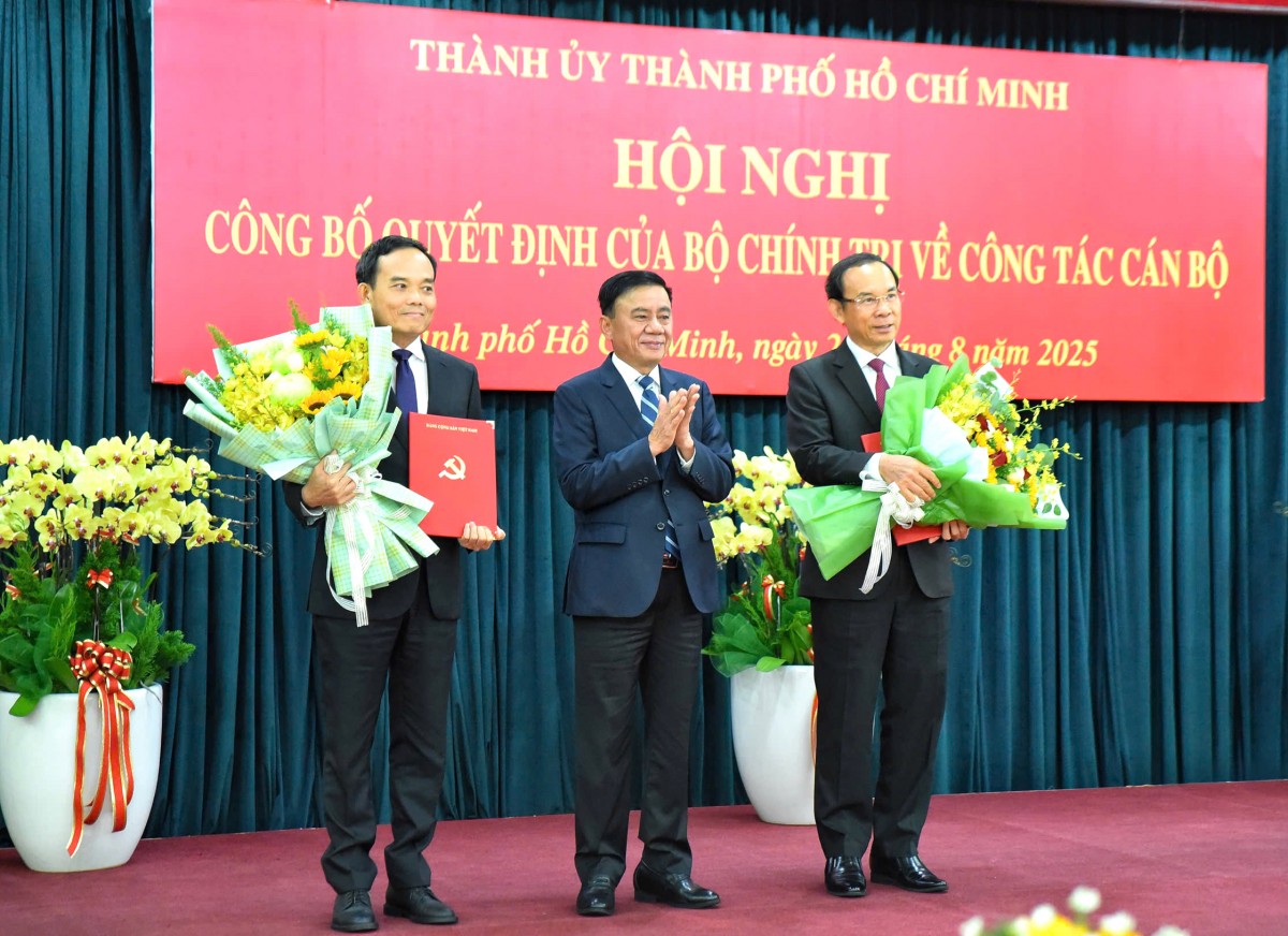 Đồng chí Trần Lưu Quang giữ chức Bí thư Thành ủy TP.HCM