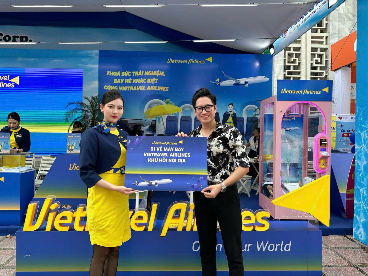 Vietravel Airlines tham gia Triển lãm thành tựu đất nước nhân kỷ niệm 80 năm Quốc khánh