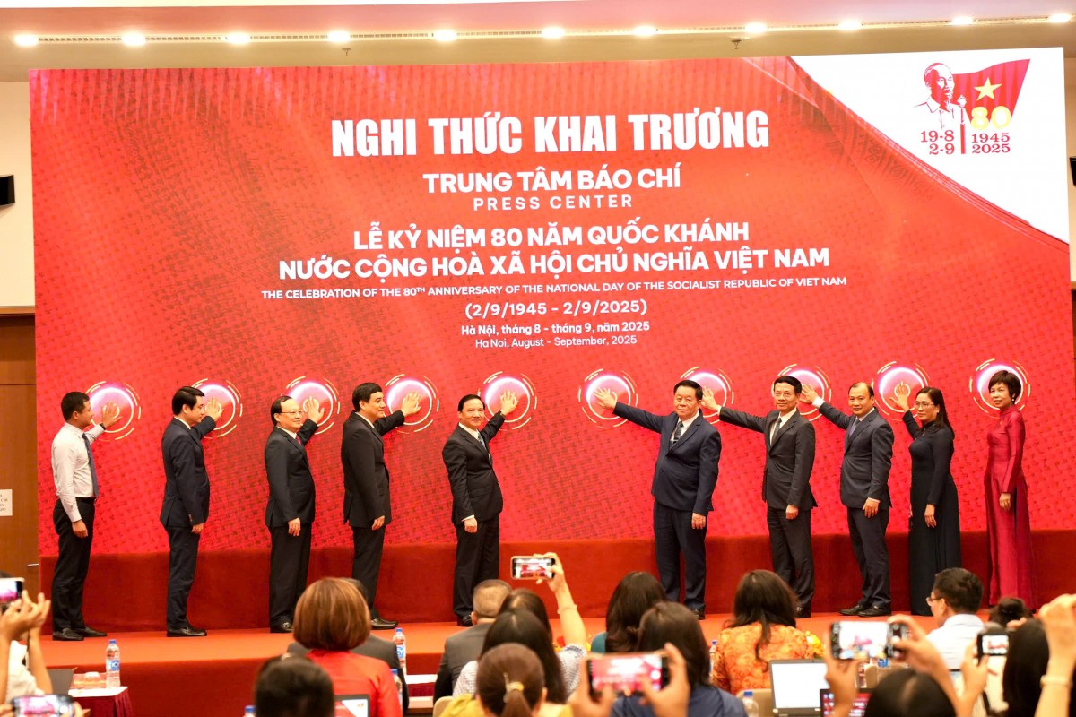 Gần 1.500 phóng viên, biên tập viên sẽ tác nghiệp tại Trung tâm báo chí tuyên truyền sự kiện A80