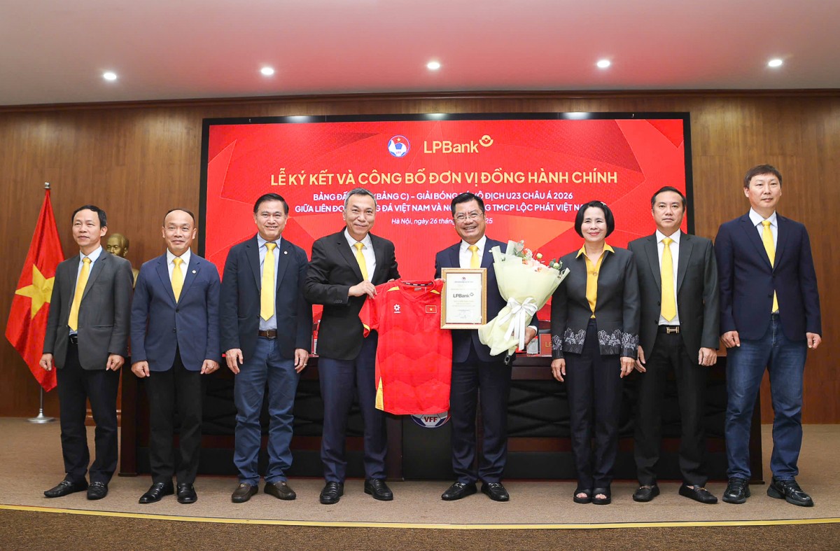 LPBank là đơn vị đồng hành chính của Vòng loại Giải U23 châu Á 2026 - Bảng C