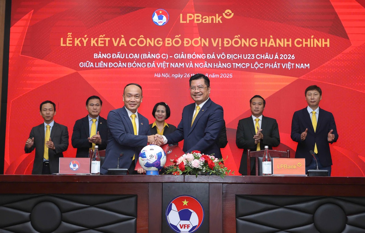 LPBank là đơn vị đồng hành chính của Vòng loại Giải U23 châu Á 2026 - Bảng C
