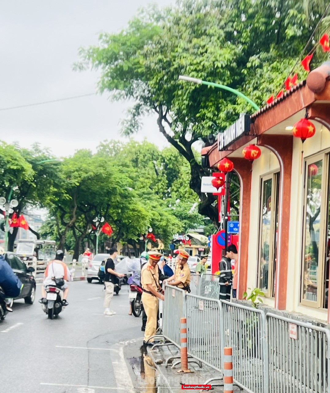 Lực lượng chức năng sẵn sàng đảm bảo an ninh, an toàn trước buổi Lễ sơ duyệt A80