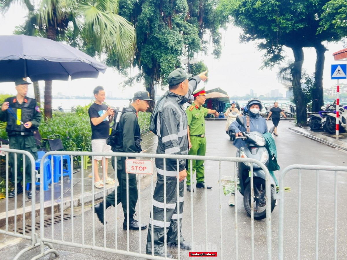 Lực lượng chức năng sẵn sàng đảm bảo an ninh, an toàn trước buổi Lễ sơ duyệt A80