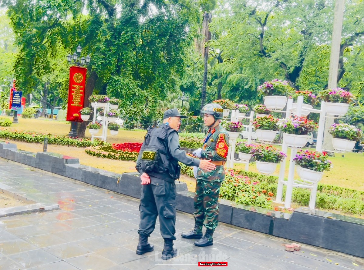 Lực lượng chức năng sẵn sàng đảm bảo an ninh, an toàn trước buổi Lễ sơ duyệt A80