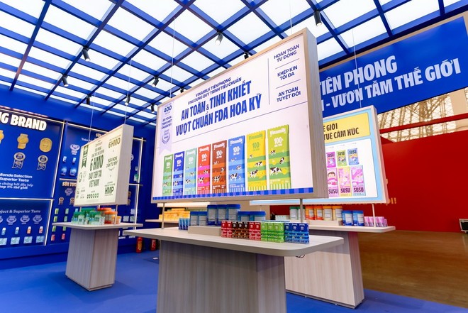 Vinamilk mang các công nghệ và tiêu chuẩn hàng đầu thế giới đến Triển lãm Thành tựu Đất nước 80 năm