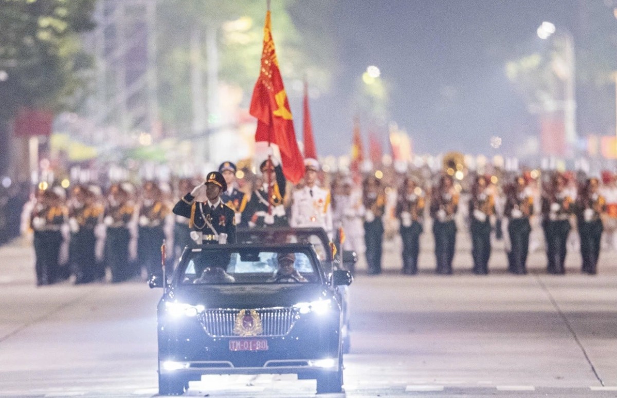 TRỰC TIẾP: Sơ duyệt cấp Nhà nước lễ diễu binh, diễu hành A80