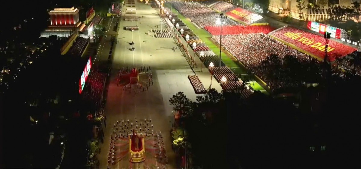 TRỰC TIẾP: Sơ duyệt cấp Nhà nước lễ diễu binh, diễu hành A80