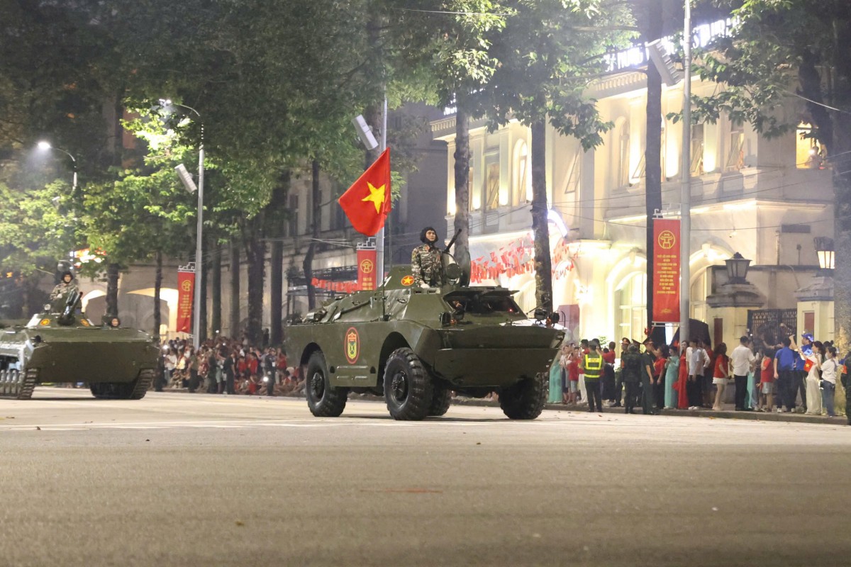 TRỰC TIẾP: Sơ duyệt cấp Nhà nước lễ diễu binh, diễu hành A80